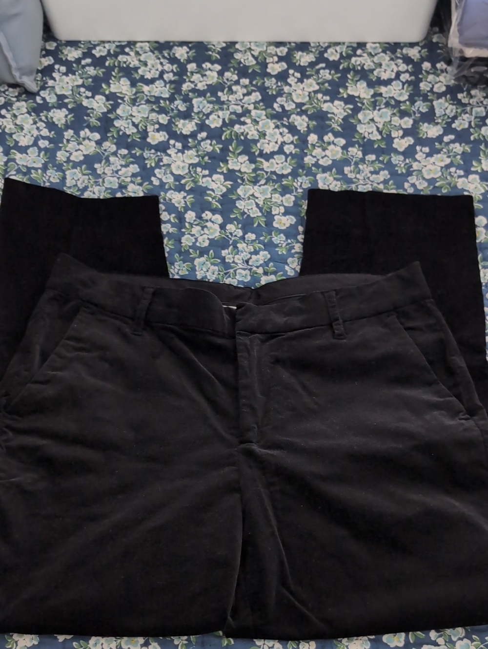 Classic Women's Black Straight-Leg Pants